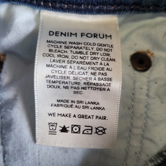Denim Forum The Lola High Rise Skinny Crop size 30 - Picture 12 of 13